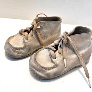 60's Babies First Shoes - Leather Booties